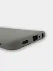 Серый чехол Samsung Galaxy A03 core, силиконовый