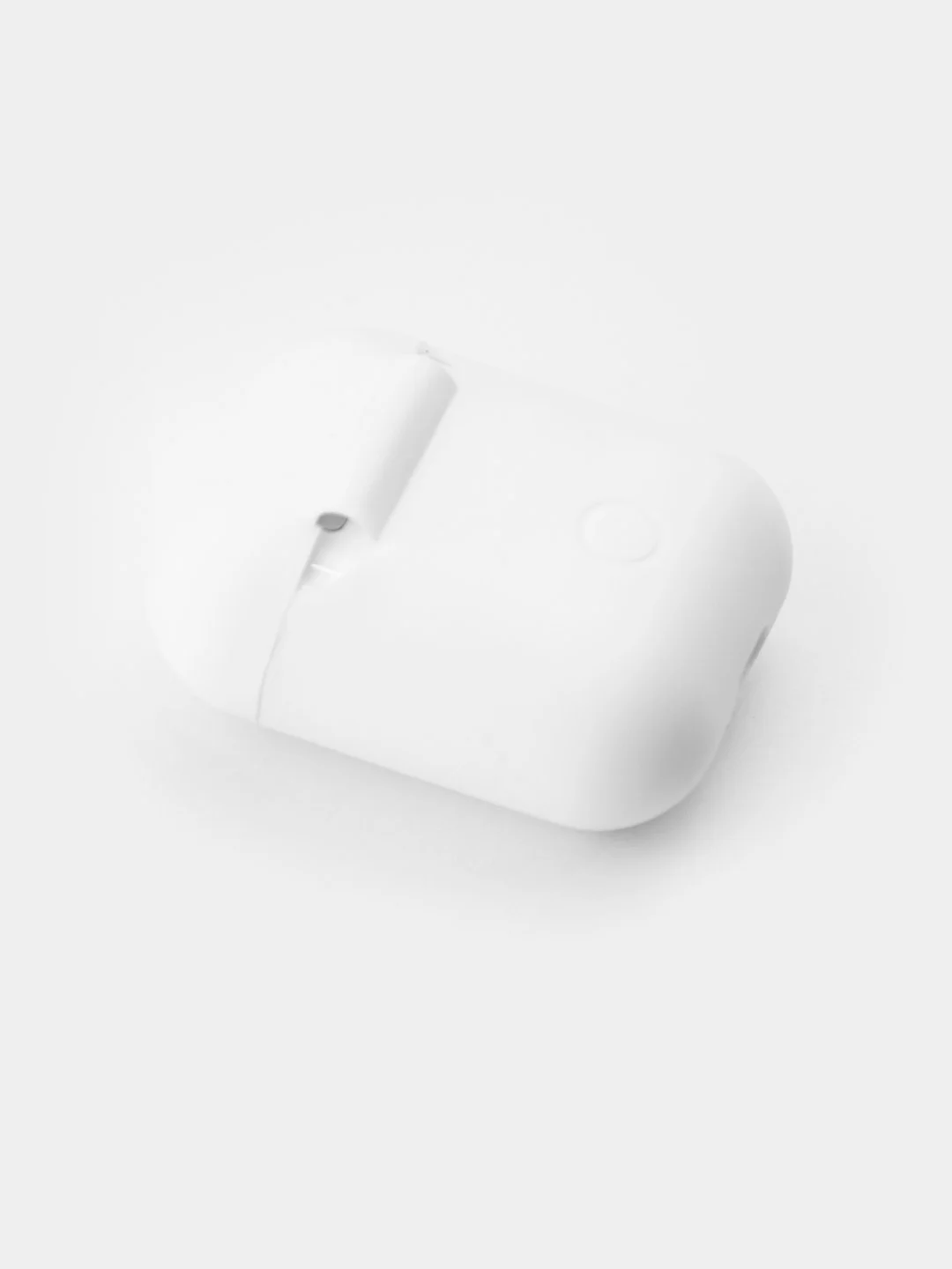 Белый чехол для наушников AirPods 1, 2, силиконовый