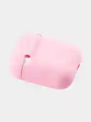 Розовый чехол для наушников AirPods 1, 2, силиконовый