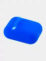Синий чехол для наушников AirPods 1, 2, силиконовый