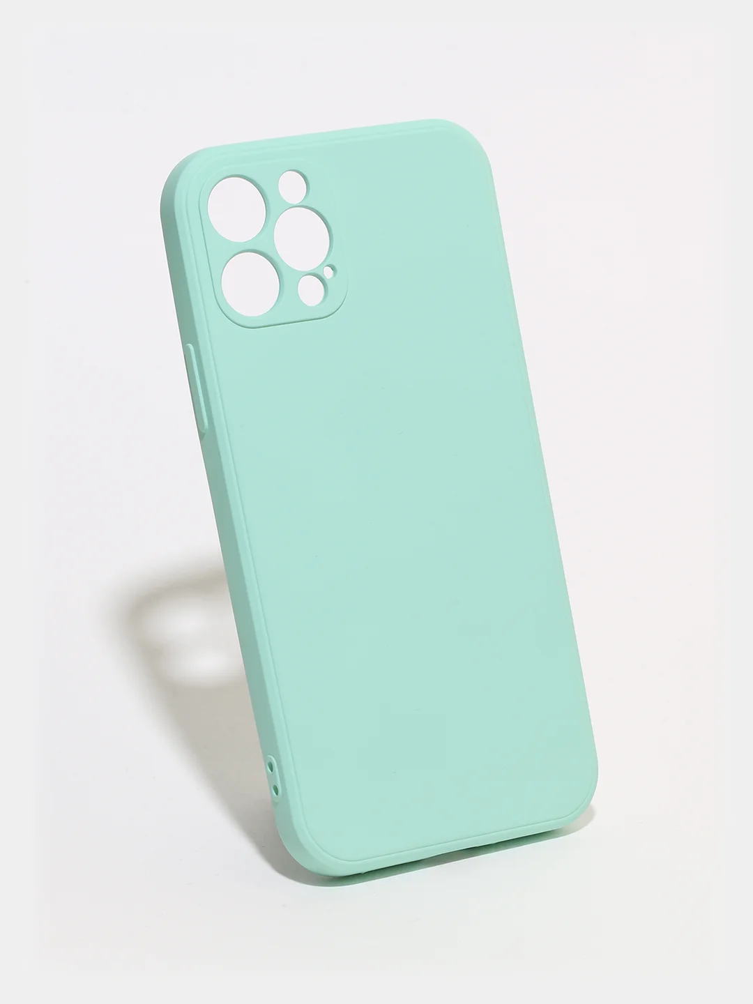 Мятный чехол с защитой камеры и мягкой подкладкой для iPhone 13 / 13 Pro / 12 Pro, 12 Pro Max, 11