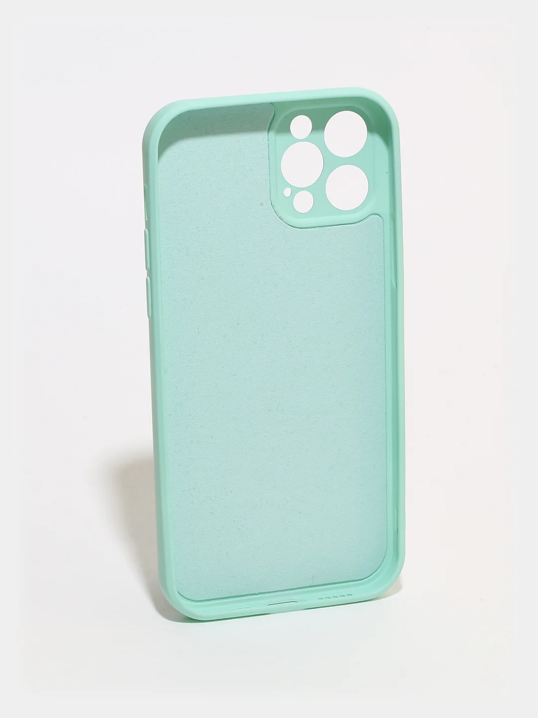 Мятный чехол с защитой камеры и мягкой подкладкой для iPhone 13 / 13 Pro / 12 Pro, 12 Pro Max, 11