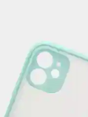 Небесно-голубой чехол на iPhone (Айфон) 6S, 7, 8 Plus, SE, 20, X, XS, XR, 11 Pro Max, 12 Mini, 13, 14, матовый