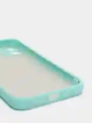 Небесно-голубой чехол на iPhone (Айфон) 6S, 7, 8 Plus, SE, 20, X, XS, XR, 11 Pro Max, 12 Mini, 13, 14, матовый