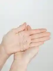 Серебряный подвеска женская двойная