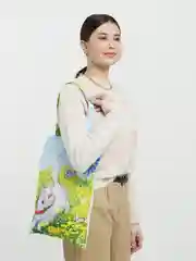 Голубой хозяйственные сумки