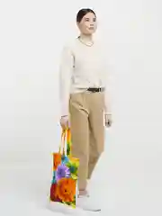 Желтый хозяйственные сумки