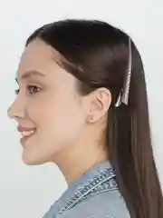 Пудровый заколки