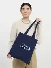 Темно-синий сумка-шоппер, Savvy Shopper