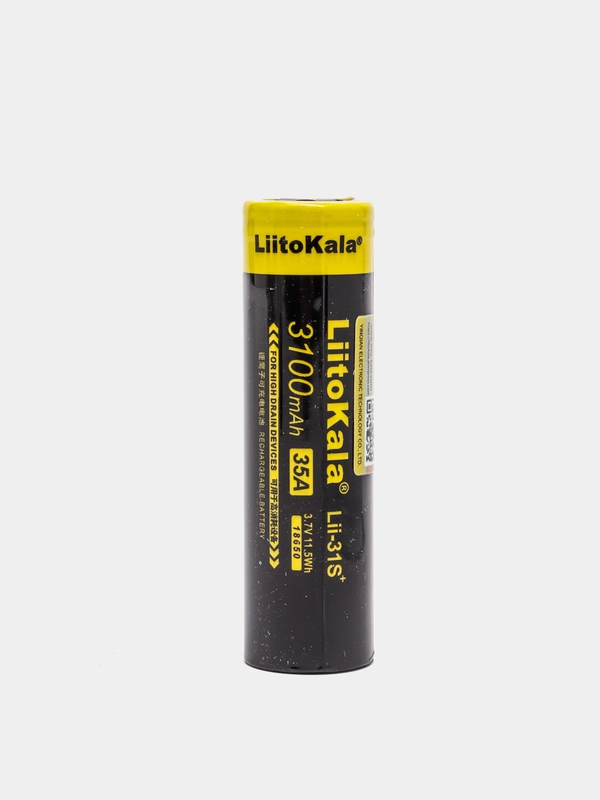 Аккумулятор литий-ионный 18650 LiitoKala Lii-31S 3100мА/ч 25А