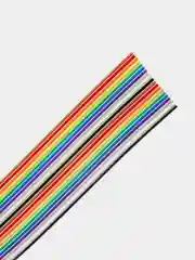 Шлейф RCA-20 жил цветной 28AWG медь шаг 1.27мм (отрезок 1 метр)