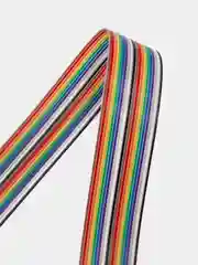 Шлейф RCA-20 жил цветной 28AWG медь шаг 1.27мм (отрезок 1 метр)