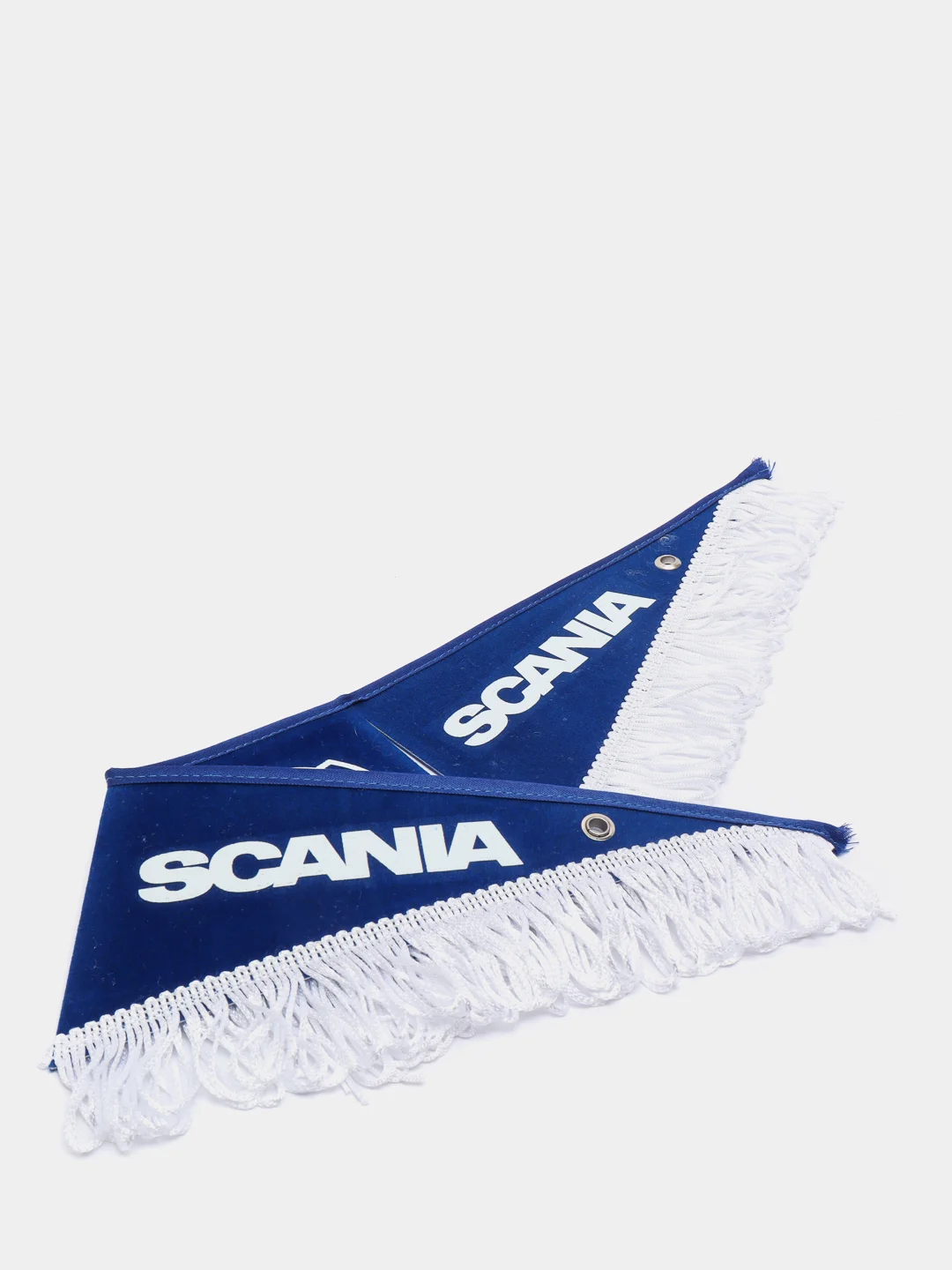 Синий вымпел "SCANIA-СПАСИ И СОХРАНИ", 47 х 12 см