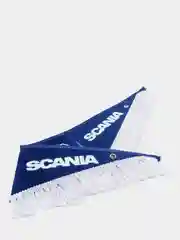 Синий вымпел "SCANIA-СПАСИ И СОХРАНИ", 47 х 12 см