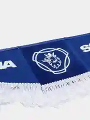 Синий вымпел "SCANIA-СПАСИ И СОХРАНИ", 47 х 12 см