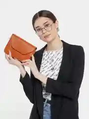 Коричневый сумка женская классическая