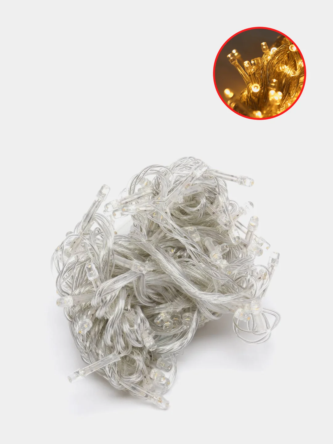Желтый светодиодная гирлянда LED от 6м-18м