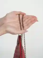 Красный женская сумка шоппер на плечо