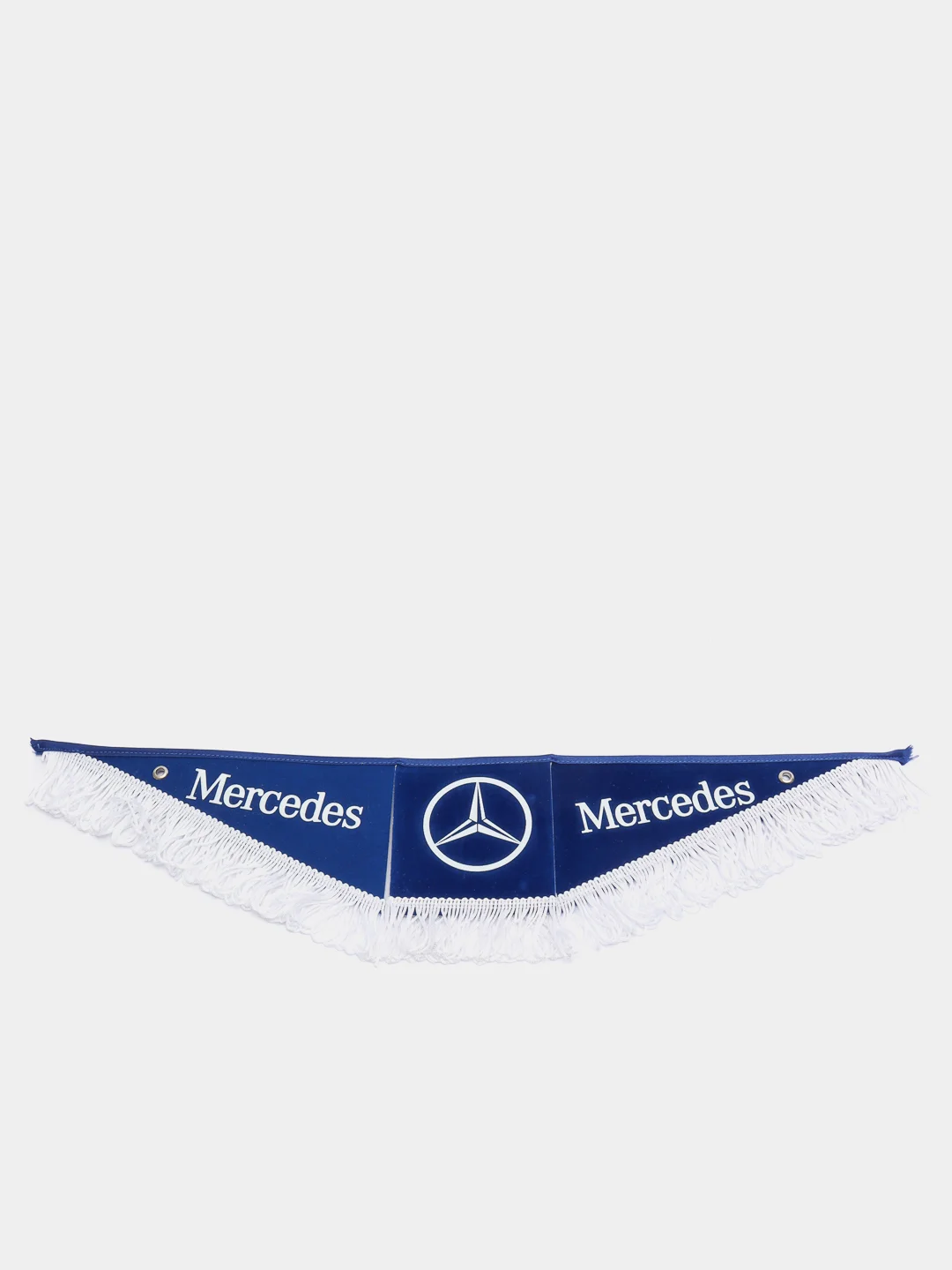 Синий вымпел"mercedes Спаси и Сохрани", 47х12 см