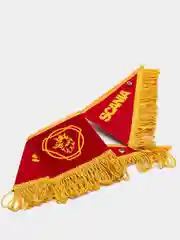 Красный вымпел "SCANIA-СПАСИ И СОХРАНИ", 47 х 12 см