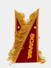 Красный вымпел "SCANIA-СПАСИ И СОХРАНИ", 47 х 12 см