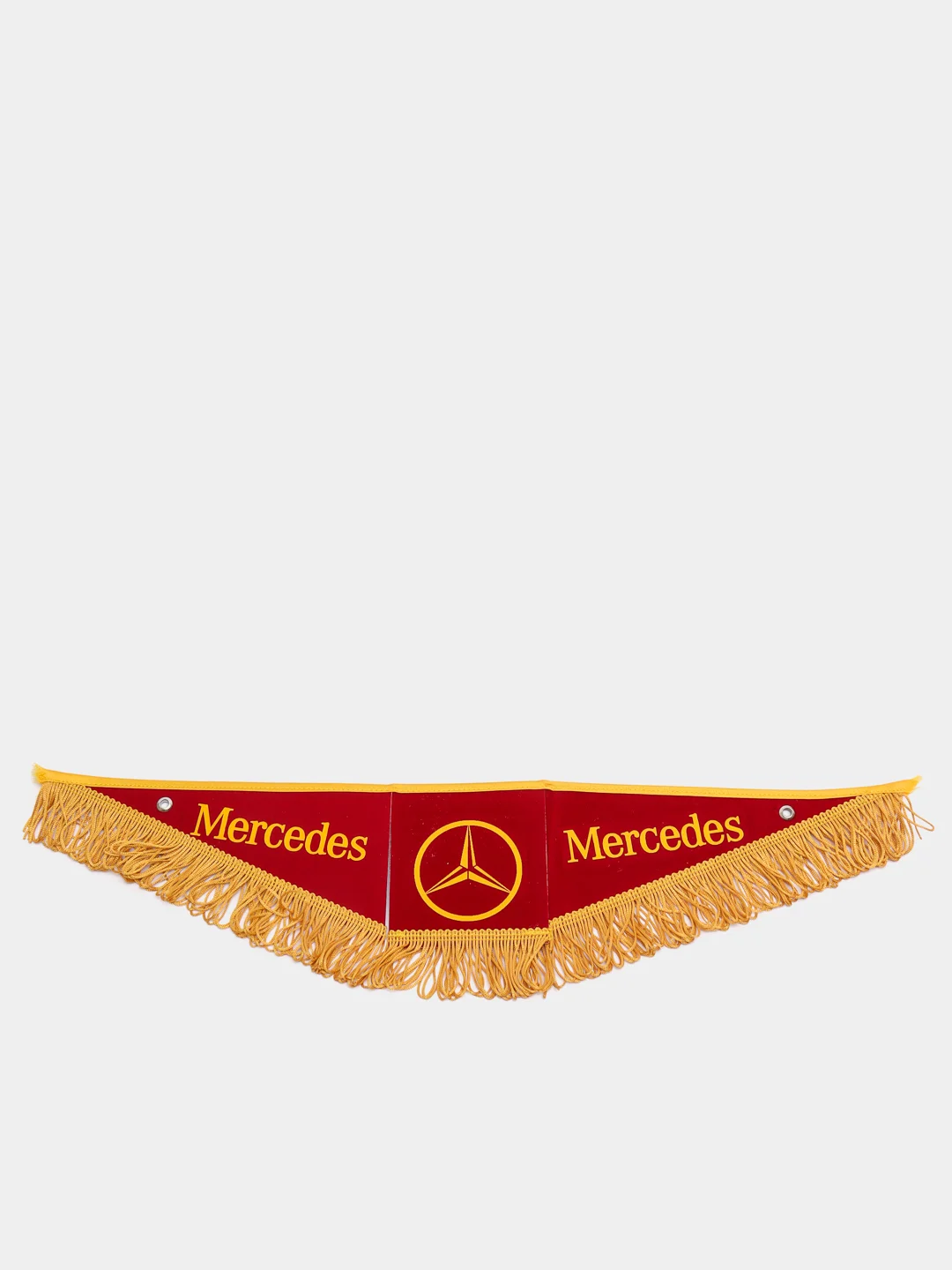 Красный вымпел"mercedes Спаси и Сохрани", 47х12 см