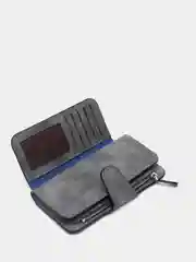 Серый кошелек женский  Baellerry из замшевой экокожи, 10 цветов