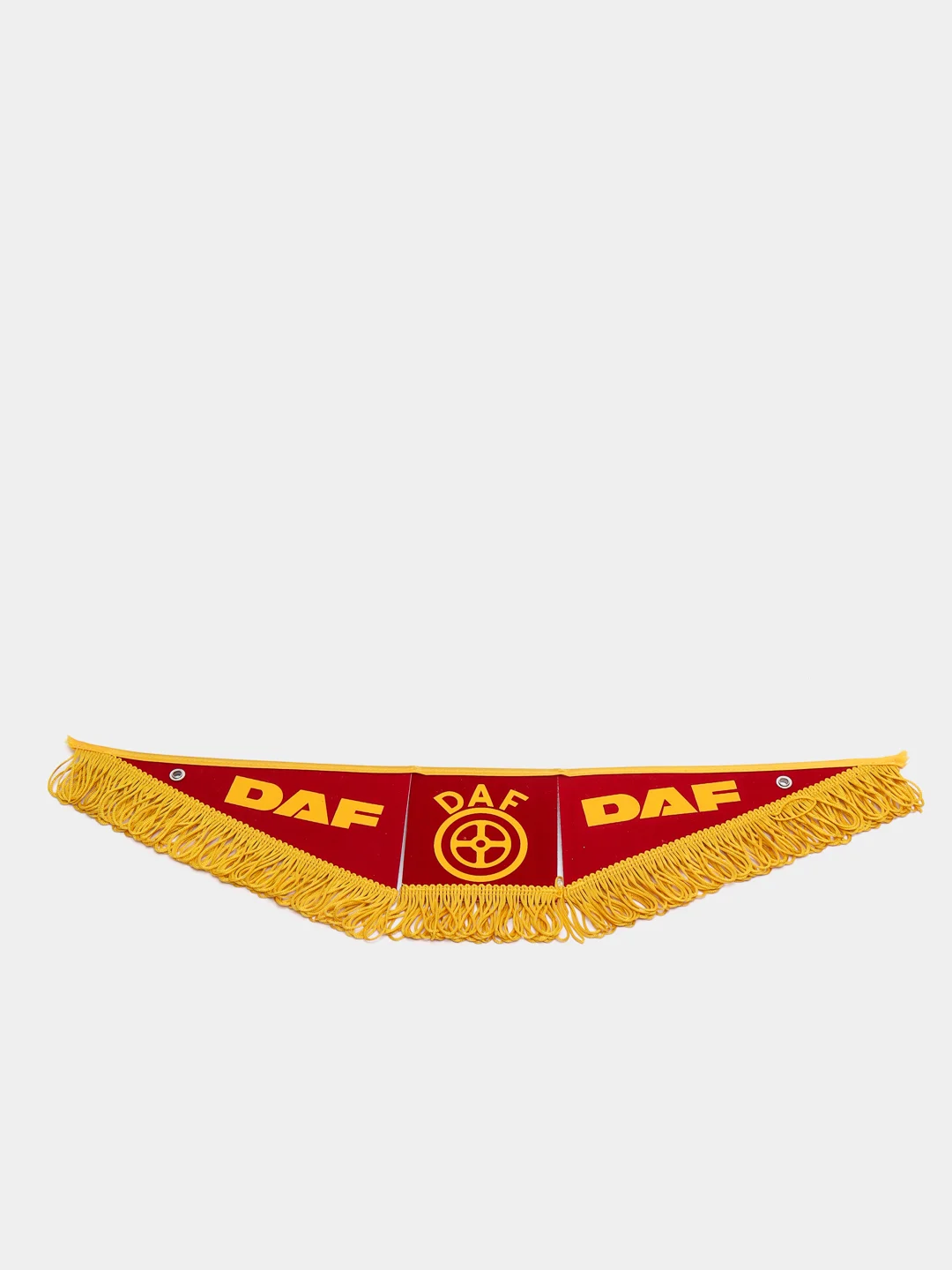 Красный вымпел тройной "DAF. Спаси и Сохрани", 47х12 см