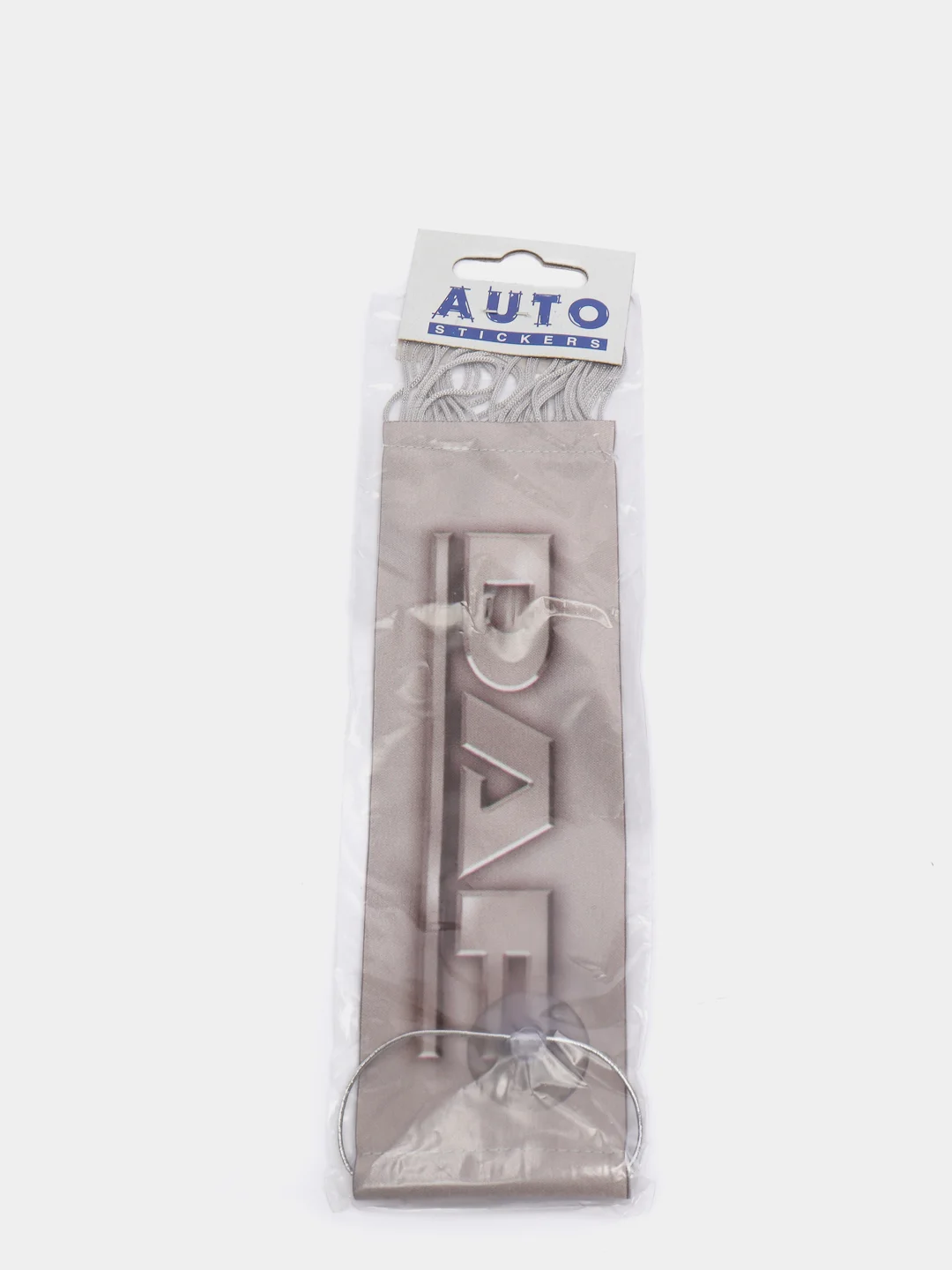 Кремовый вымпел "Daf", 5.5 х 20 см, бахрома