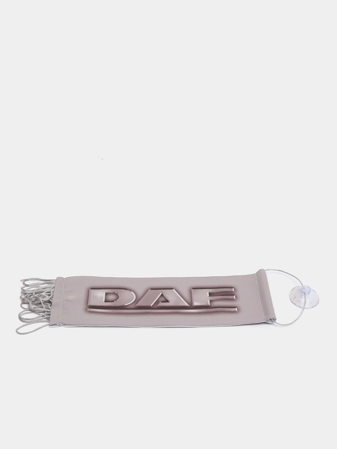 Кремовый вымпел "Daf", 5.5 х 20 см, бахрома