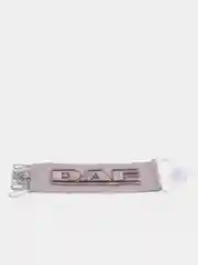 Кремовый вымпел "Daf", 5.5 х 20 см, бахрома
