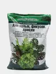Грунт питательный торфяной для пальм, фикусов, драцен, 5 л