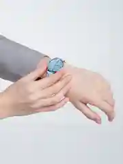 Голубой женские кварцевые часы