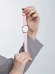 Розовый женские кварцевые часы