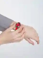 Красный часы кварцевые женские