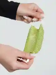 Зеленый многоразовая маска для лица со стразами