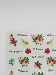 Оранжевый слайдеры для дизайна ногтей