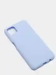 Голубой чехол силиконовый для Samsung Galaxy A12 / M12 ( Самсунг А12 / М12)