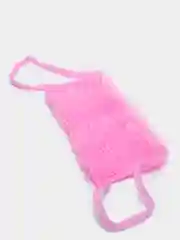 Розовый мочалка для тела