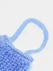Синий мочалка для тела