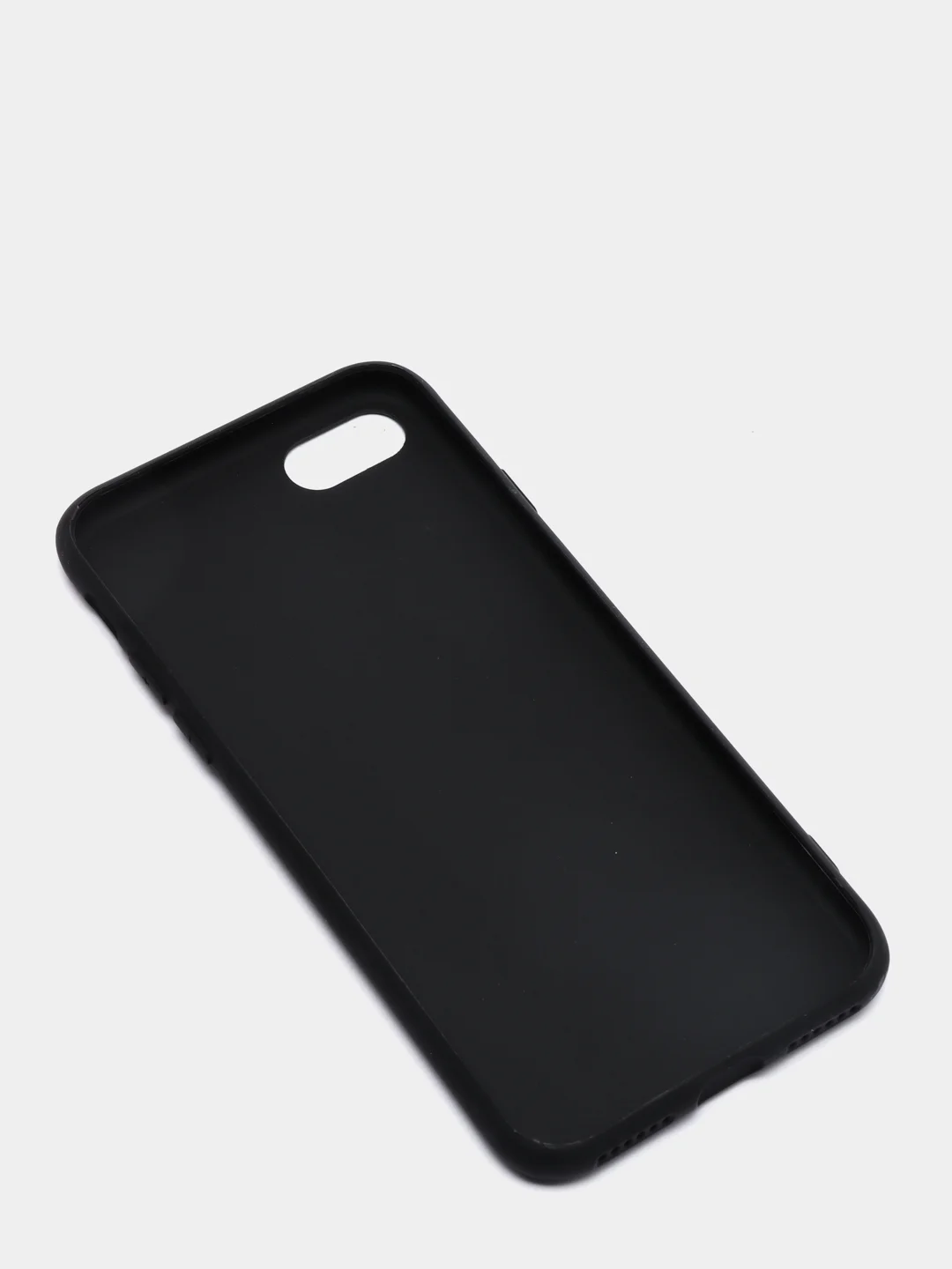 Черный чехол силиконовый на iPhone 5, 5s, 6, 6s, 7, 8, SE 2020, X, XR, XS Max, 12 14 Pro, 13 mini