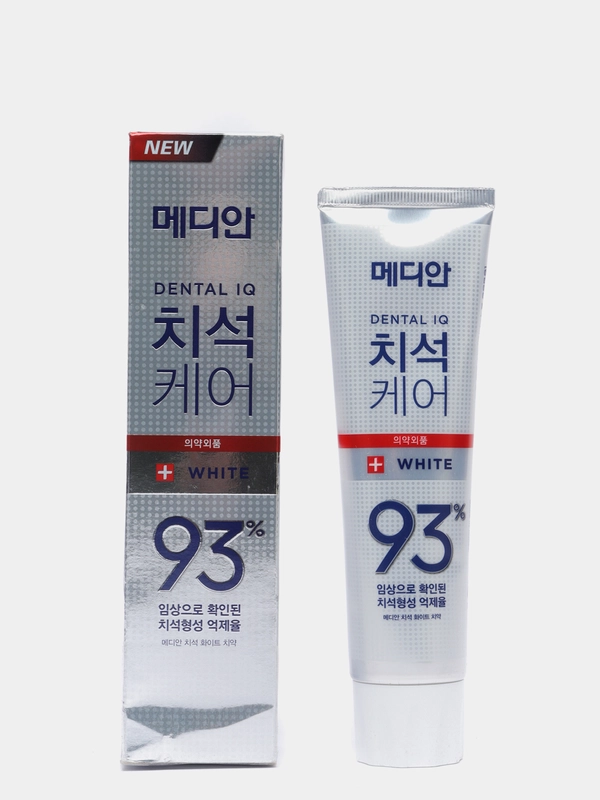 Корейская зубная паста Median Медиан отбеливающая Dental IQ White Tooth Paste, 120 г