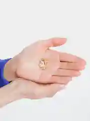 Черный брошь "Совушка- сова"