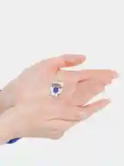 Серебряный брошь на булавке Сова