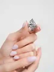 Серебряный брошь Ёлка, Брошка подарок на новый год