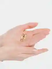 Угольный брошь на булавке Сова