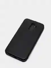Черный чехол книжка Samsung J8 2018