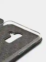 Черный чехол книжка Samsung J8 2018