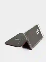 Багровый чехол книжка Samsung J8 2018