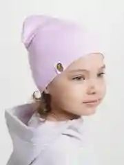 Конфетный детская двухслойная шапочка 1-5 лет для девочек хлопок